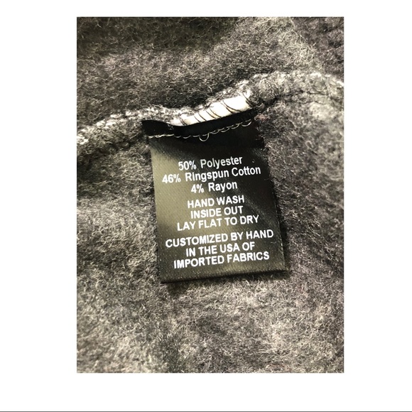 Bow & Drape Dark Gray Gold Sequin Sweatshirt SAY YOU'LL BE WINE Nordstrom - Picture 7 of 11